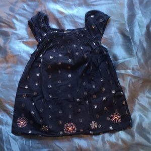 1/$5, 3/$12, 5/$15 Lightweight Navy Flowing Girls Top est. 1989 Place size 5/6